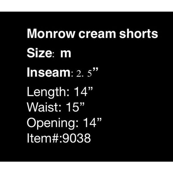 NWT Monrow Crochet Knit Easy Short in Off White- Size M - Picture 9 of 9